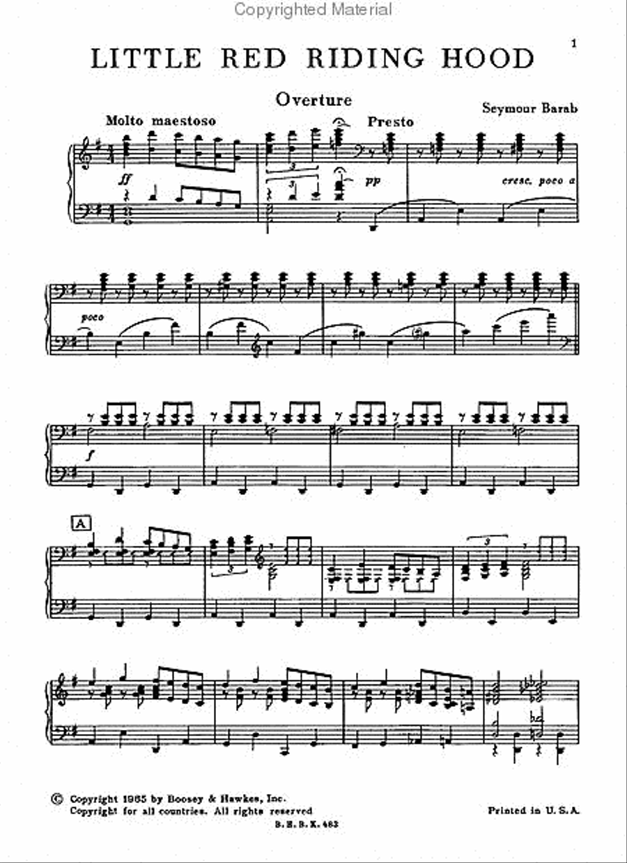 Little Red Riding Hood Choir scores gallery preview page 2