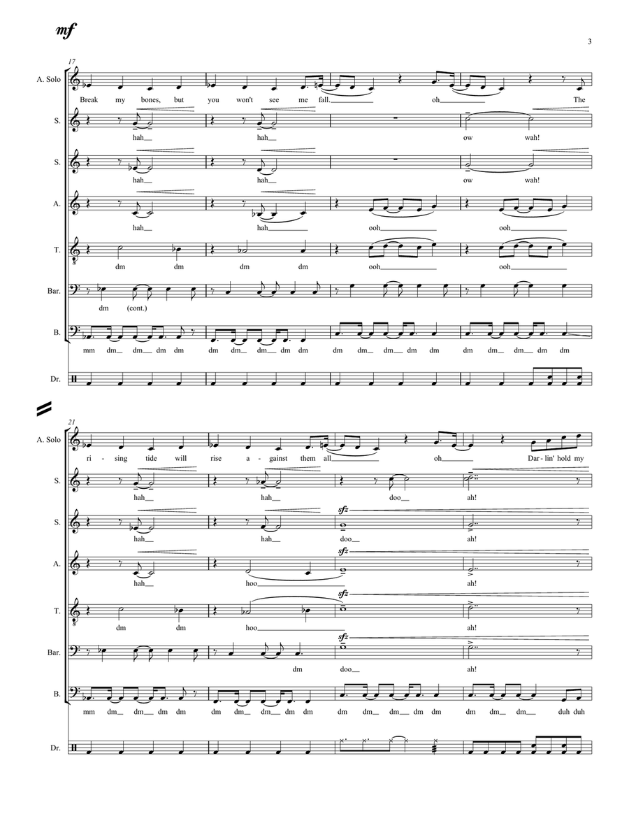 Hold My Hand Hold My Hand Divisi scores gallery preview page 3