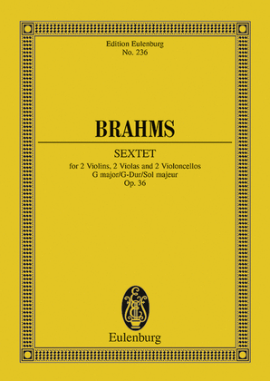 Book cover for String Sextet G major