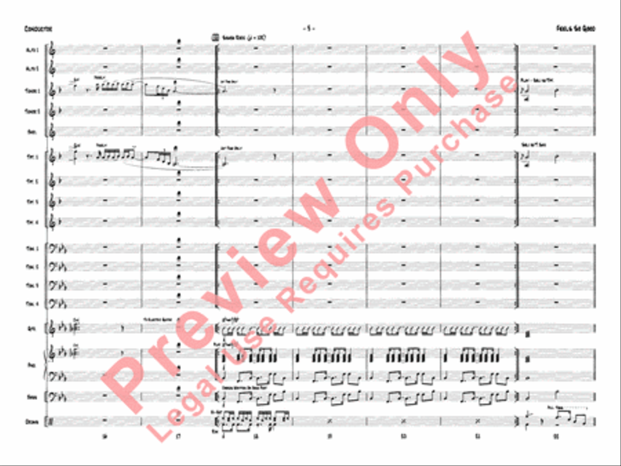 Feels So Good Feels So Good Jazz Ensemble scores gallery preview page 6