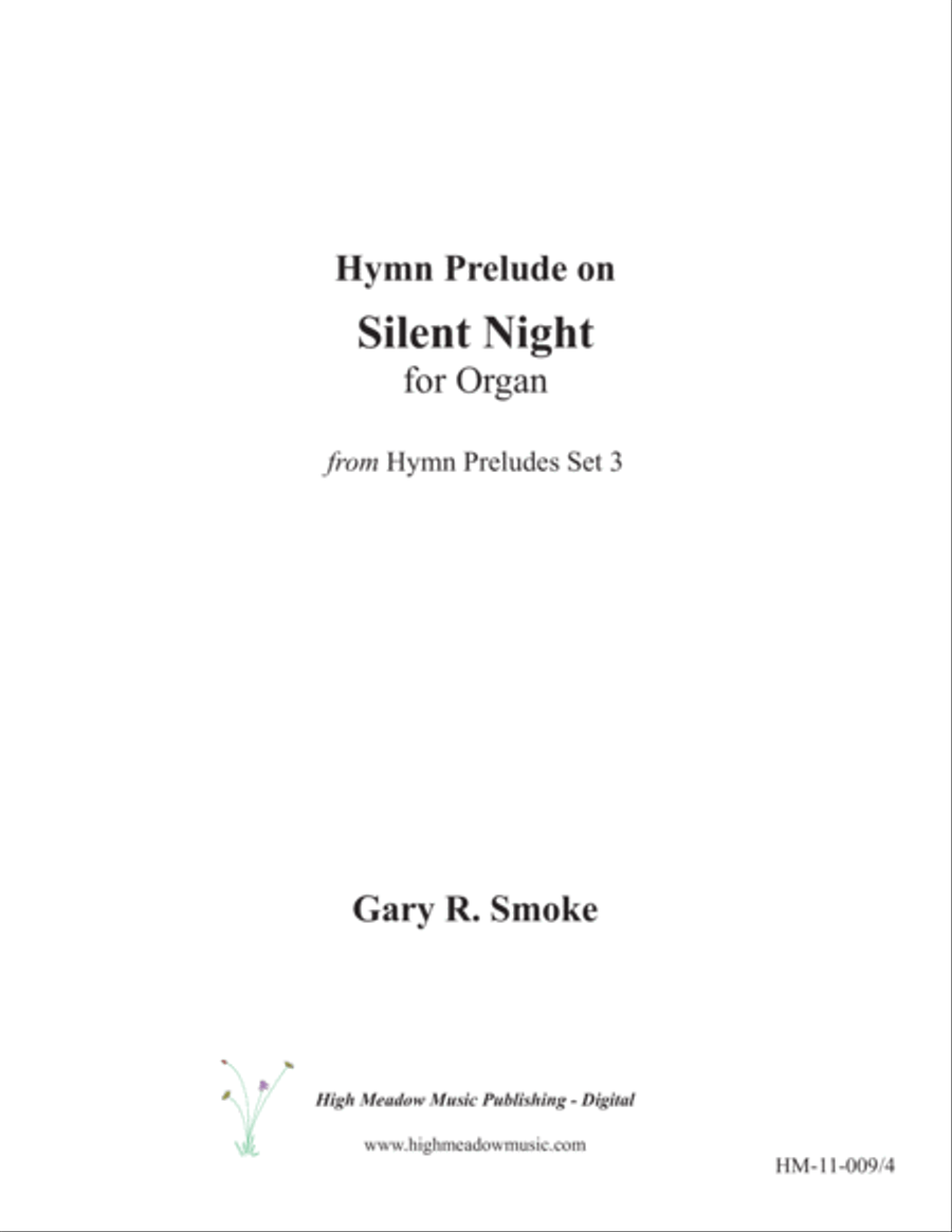 Silent Night Organ Solo scores gallery preview page 1