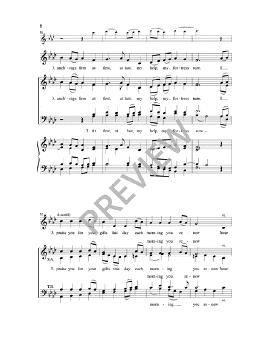 For You I Long For You I Long 4-Part scores gallery preview page 9