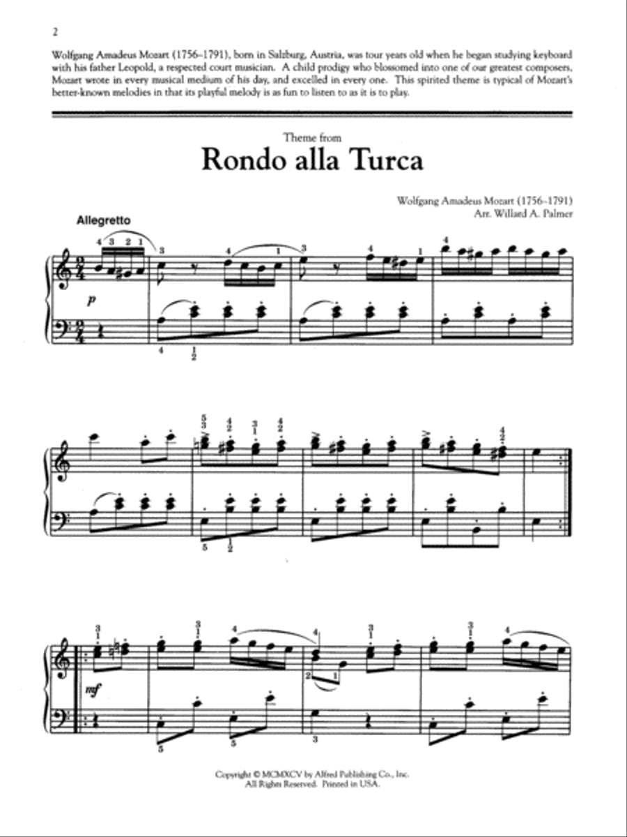 Rondo Alla Turca Rondo Alla Turca Small Ensemble scores gallery preview page 2