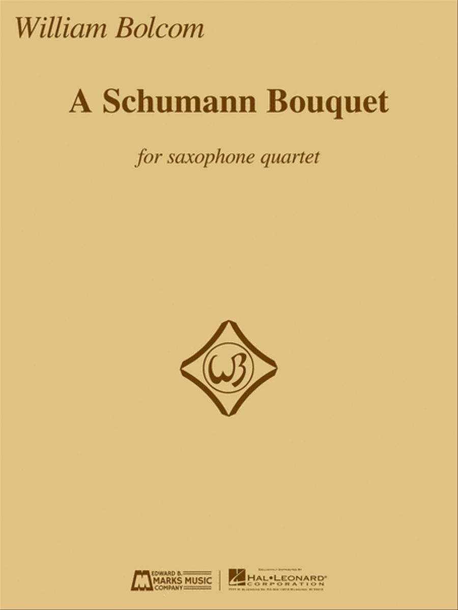 A Schumann Bouquet for Saxophone Quartet Saxophone Quartet scores gallery preview page 1