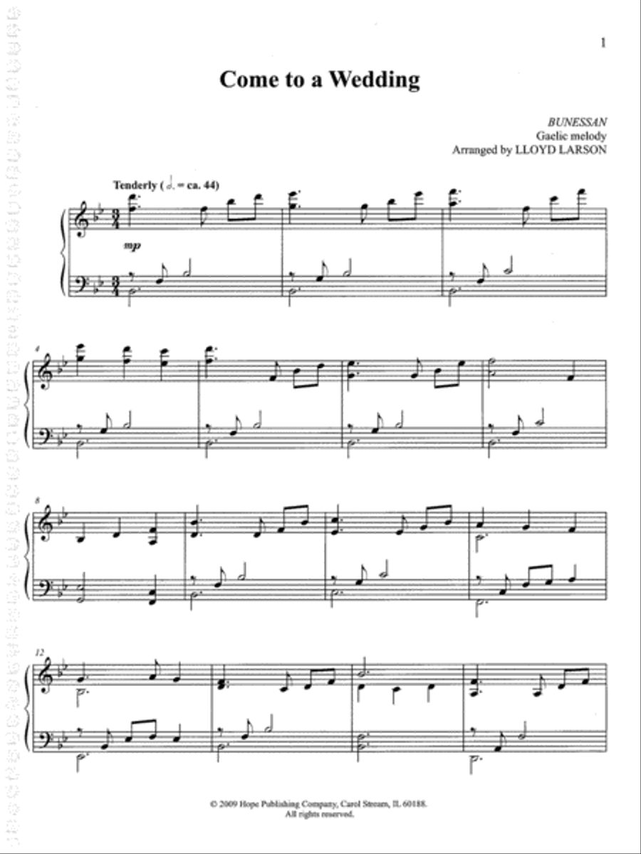 The Contemporary Wedding Pianist Piano Solo scores gallery preview page 2