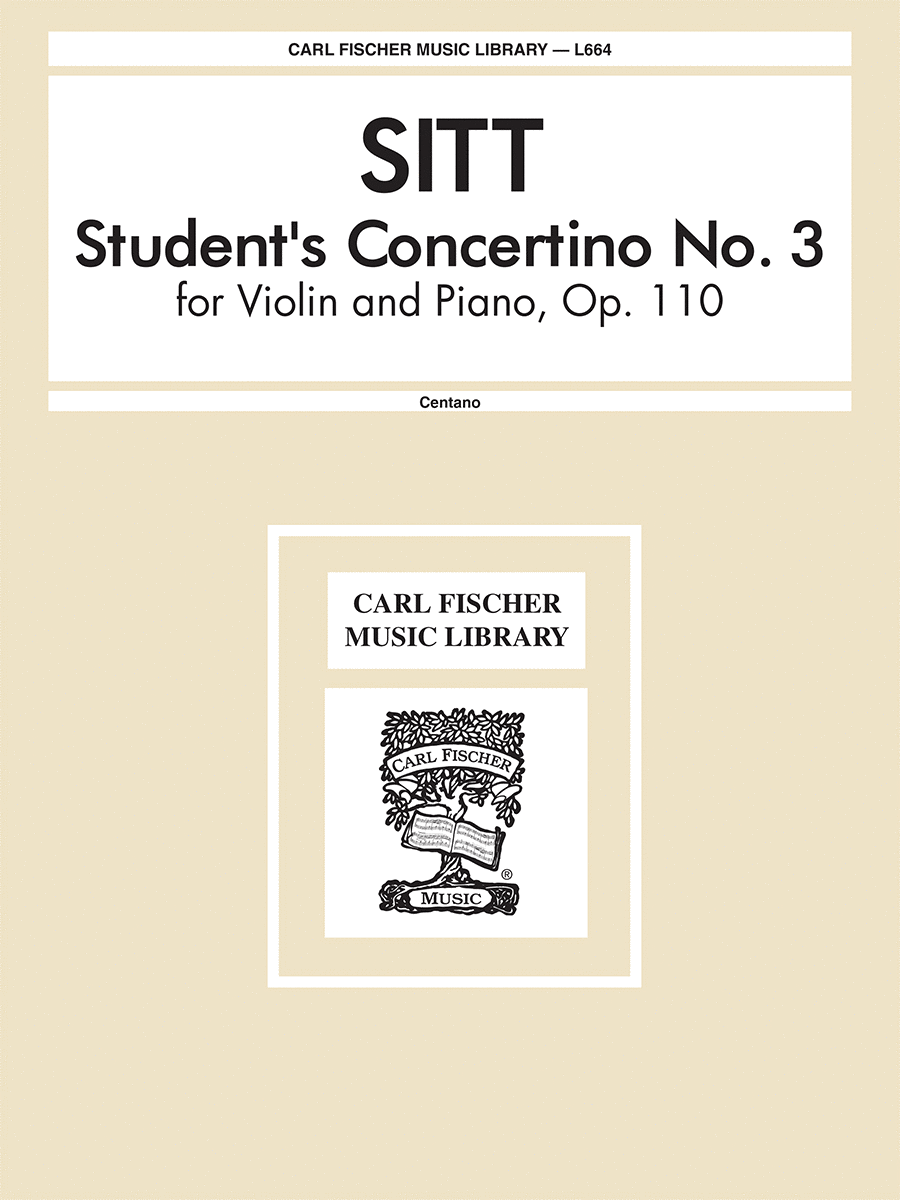 Students Concertino Op. 110, No. 3