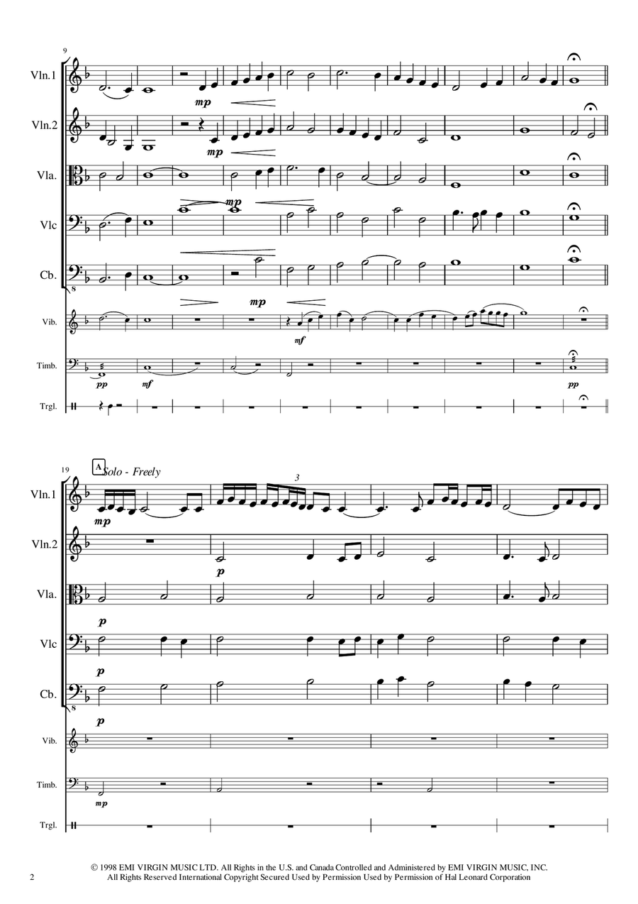 Nella Fantasia Nella Fantasia String Orchestra scores gallery preview page 4