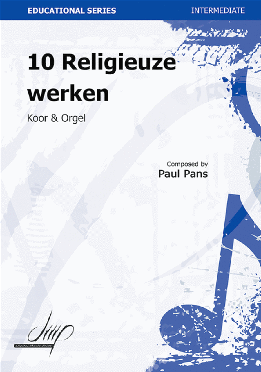 Tien Religieuze Werken A Cappella scores gallery preview page 1