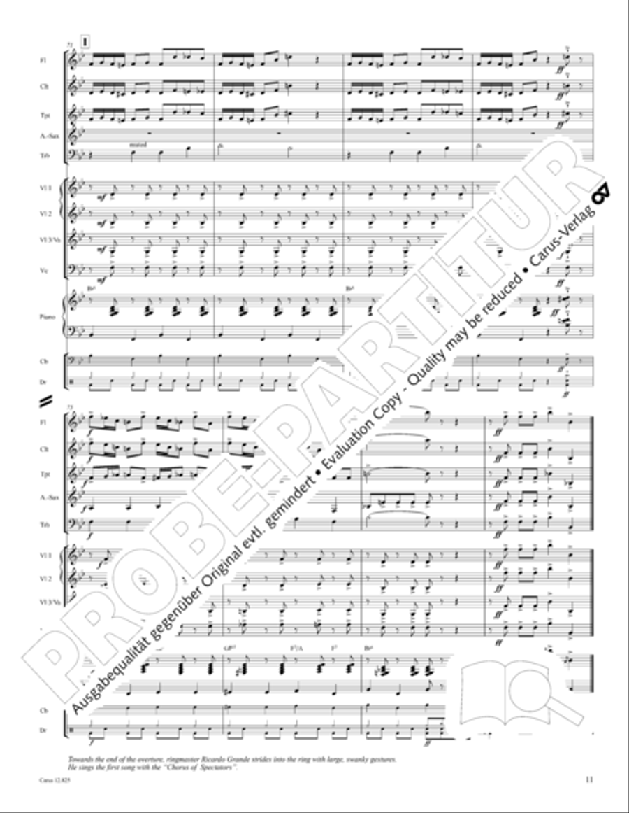 Circus Allegro Circus Allegro Choir scores gallery preview page 12