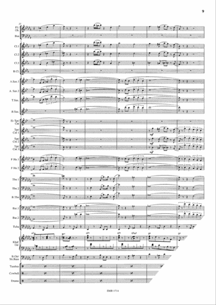 C'est Si Bon Concert Band scores gallery preview page 10