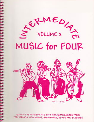 Book cover for Intermediate Music for Four, Volume 2, Part 4 - Bass Clarinet