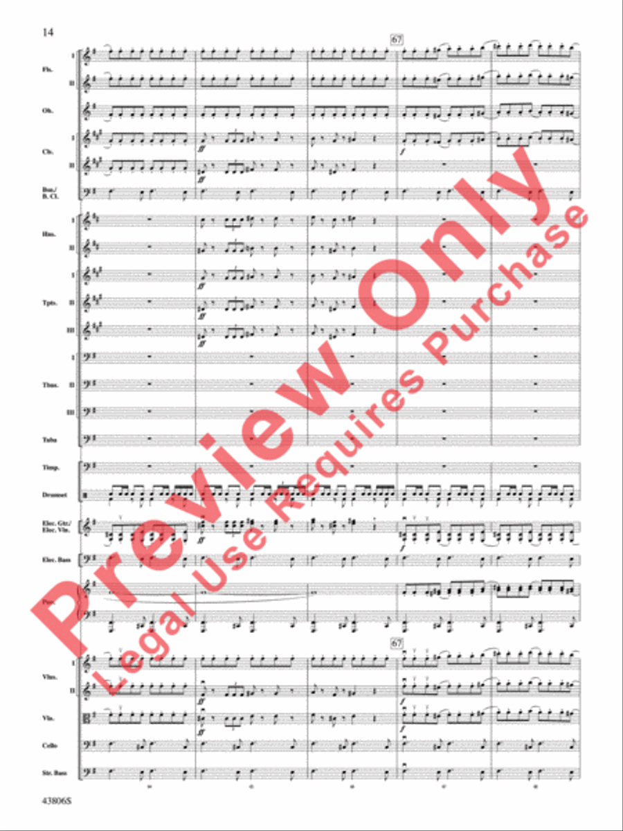 A Mad Russian's Christmas Full Orchestra scores gallery preview page 15
