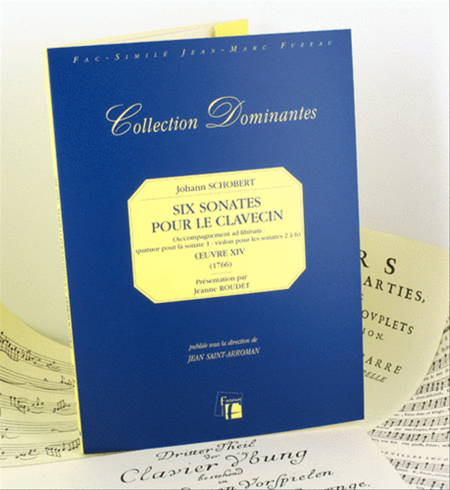 Six sonatas for the harpsichord with accompaniment Piano Trio scores gallery preview page 1