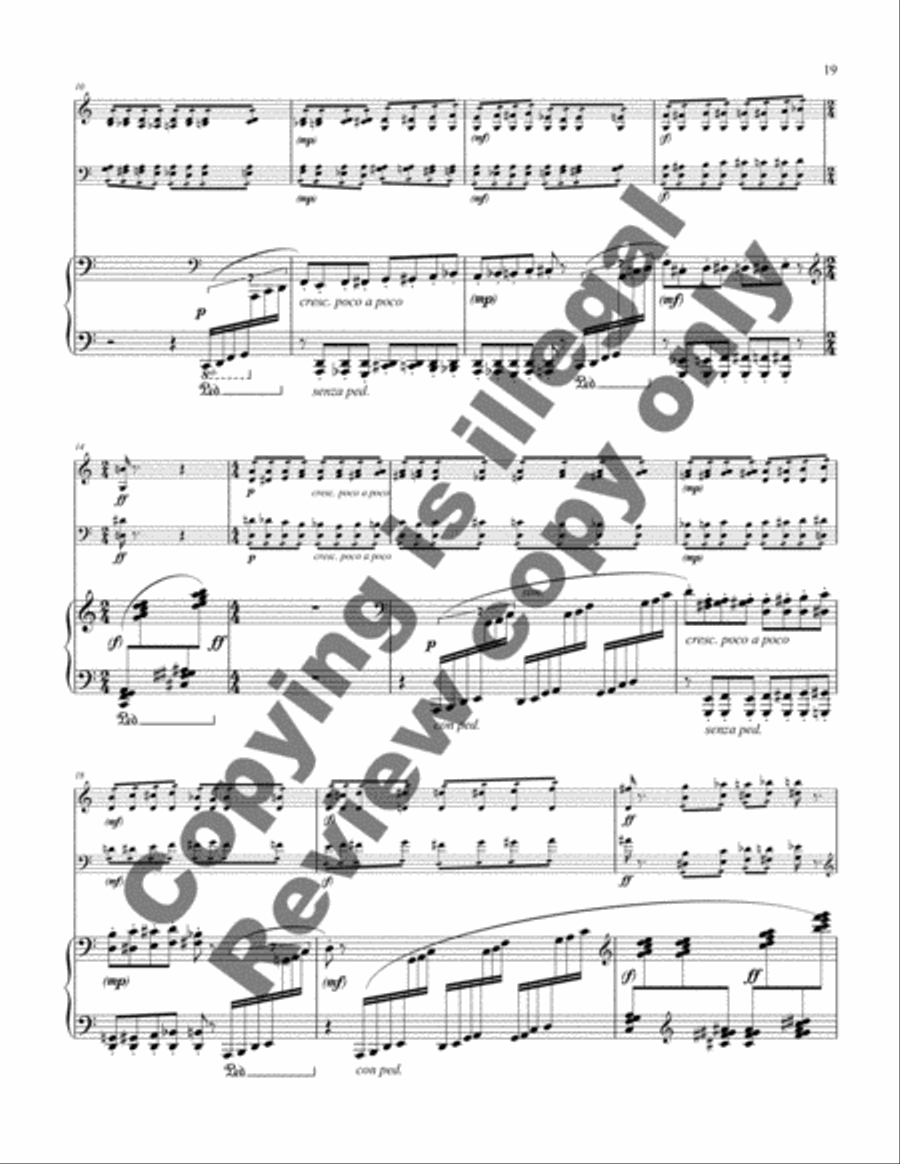 Pender Harbour Suite Pender Harbour Suite Piano Trio scores gallery preview page 10