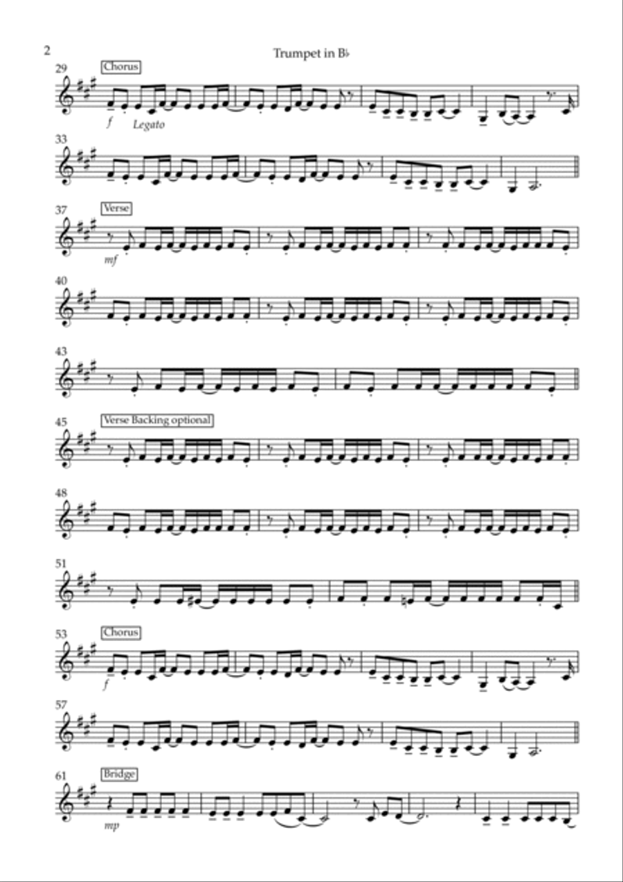 Can't Stop Brass Ensemble scores gallery preview page 2