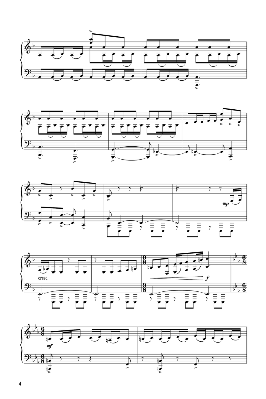 Will And Elizabeth Piano Solo scores gallery preview page 4