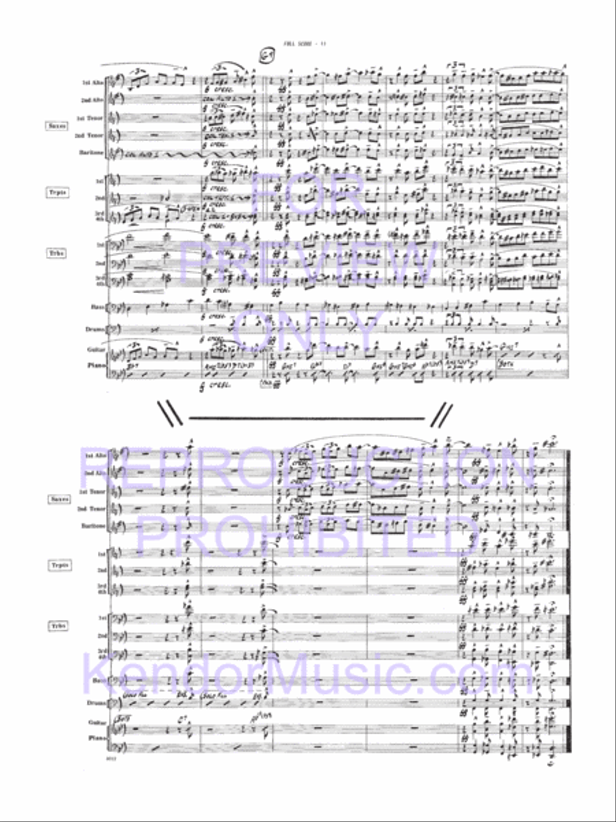 Bird, The Bird, The Jazz Ensemble scores gallery preview page 23