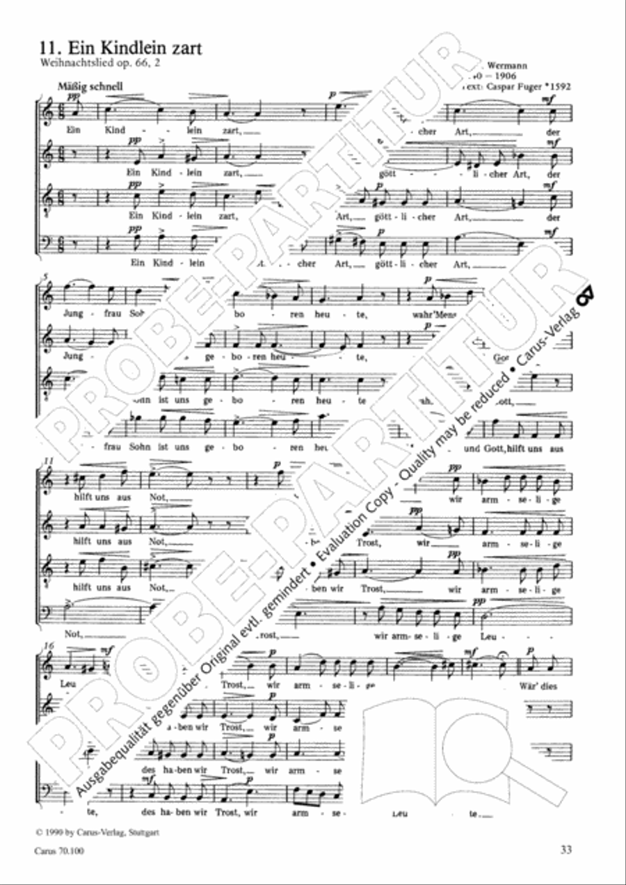 Geistliches Chorbuch der Romantik Choir scores gallery preview page 34