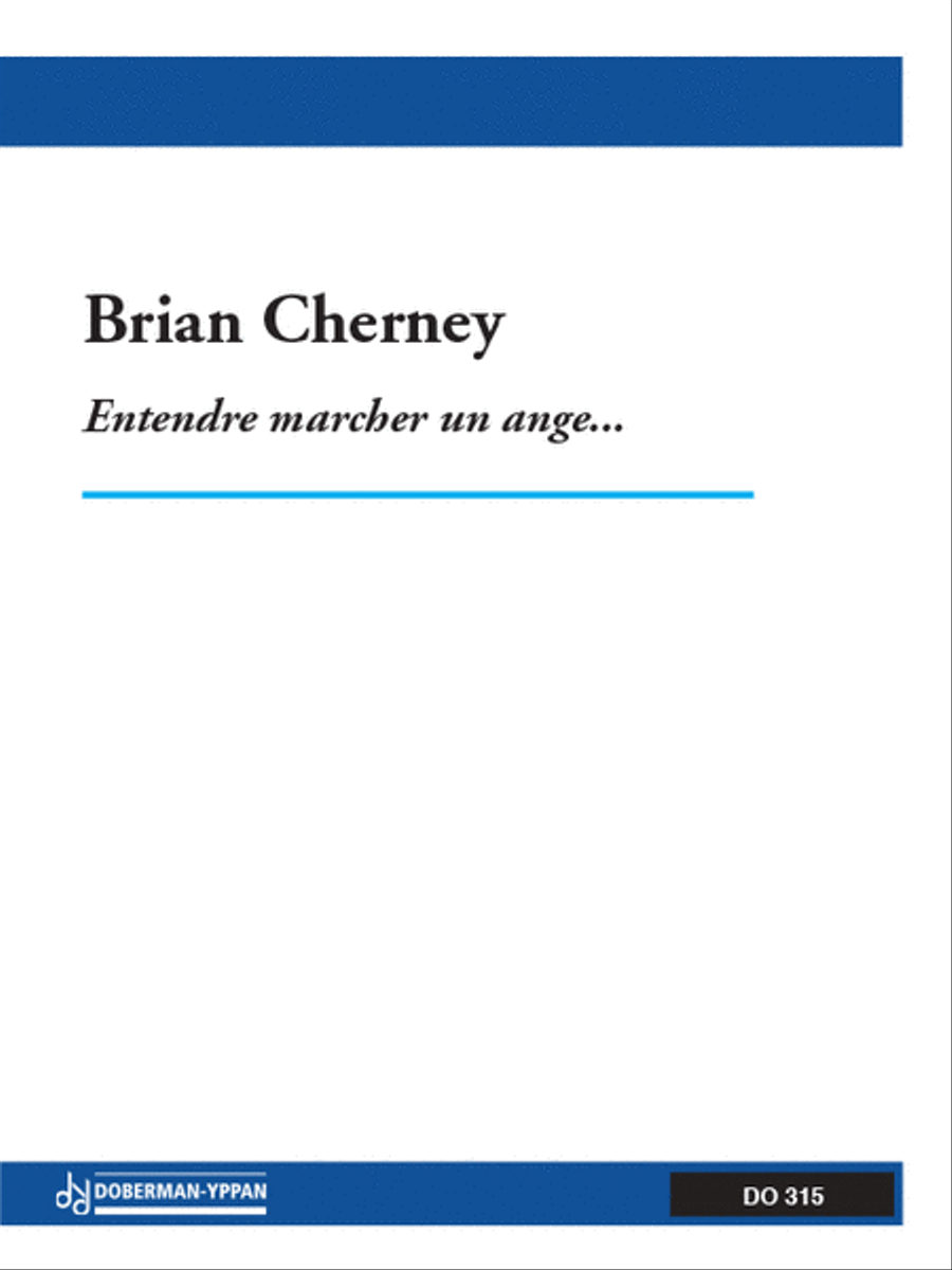 Entendre marcher un ange (fl. / perc.) Flute scores gallery preview page 1