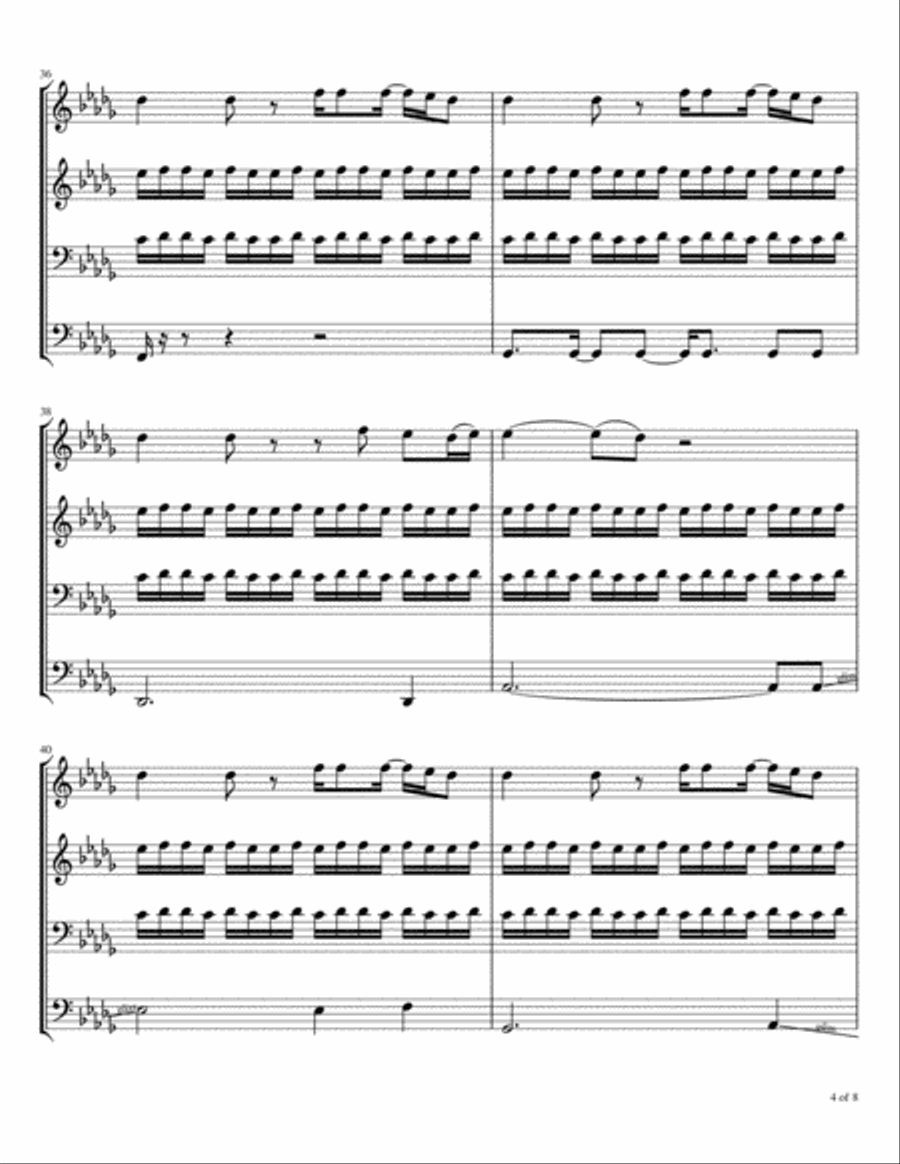 Resurrection Power Brass Ensemble scores gallery preview page 5