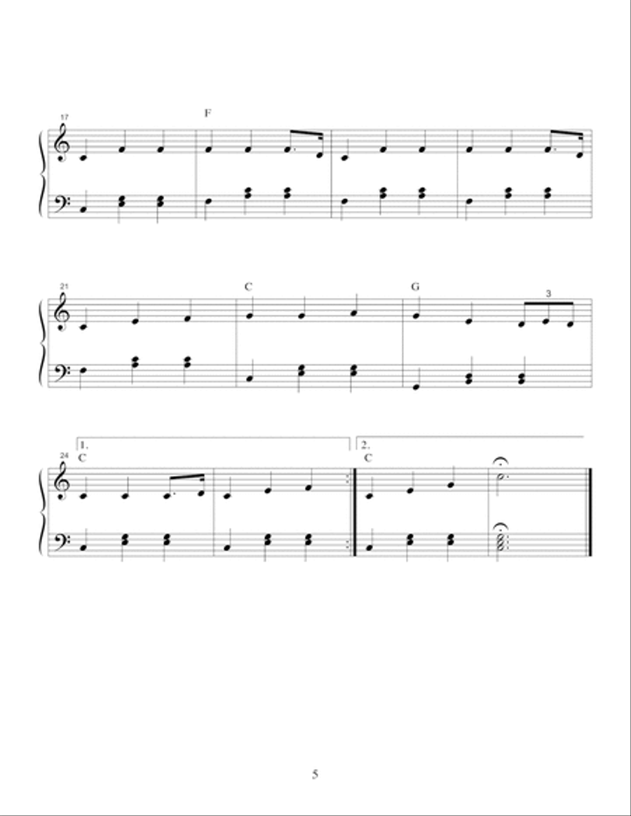 EZ-Play Cajun Tunes for Piano Easy Piano scores gallery preview page 6