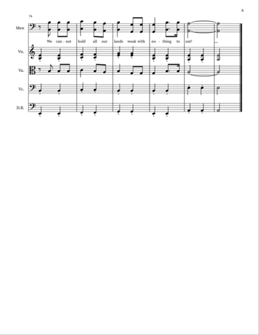Moroni's Letter to Pahoran Choir scores gallery preview page 6