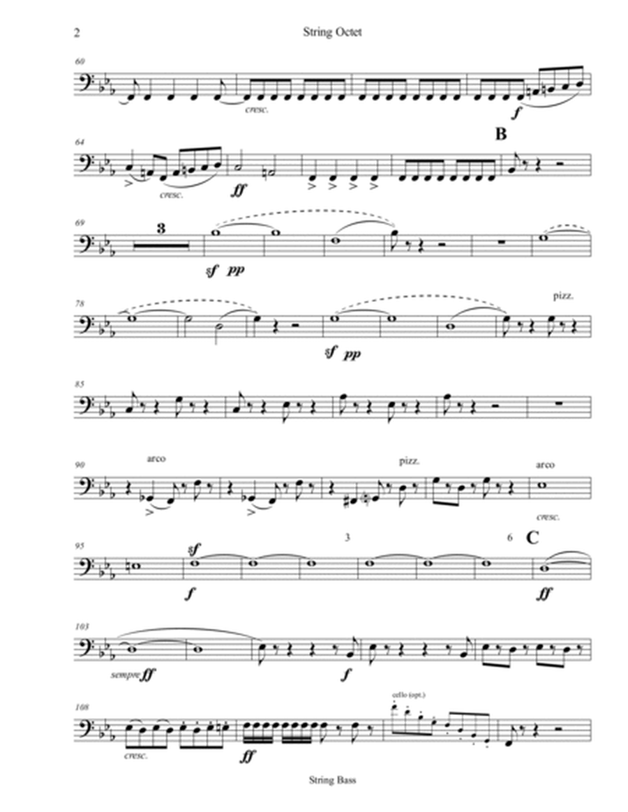 Mendelssohn String Octet - Bass Part
