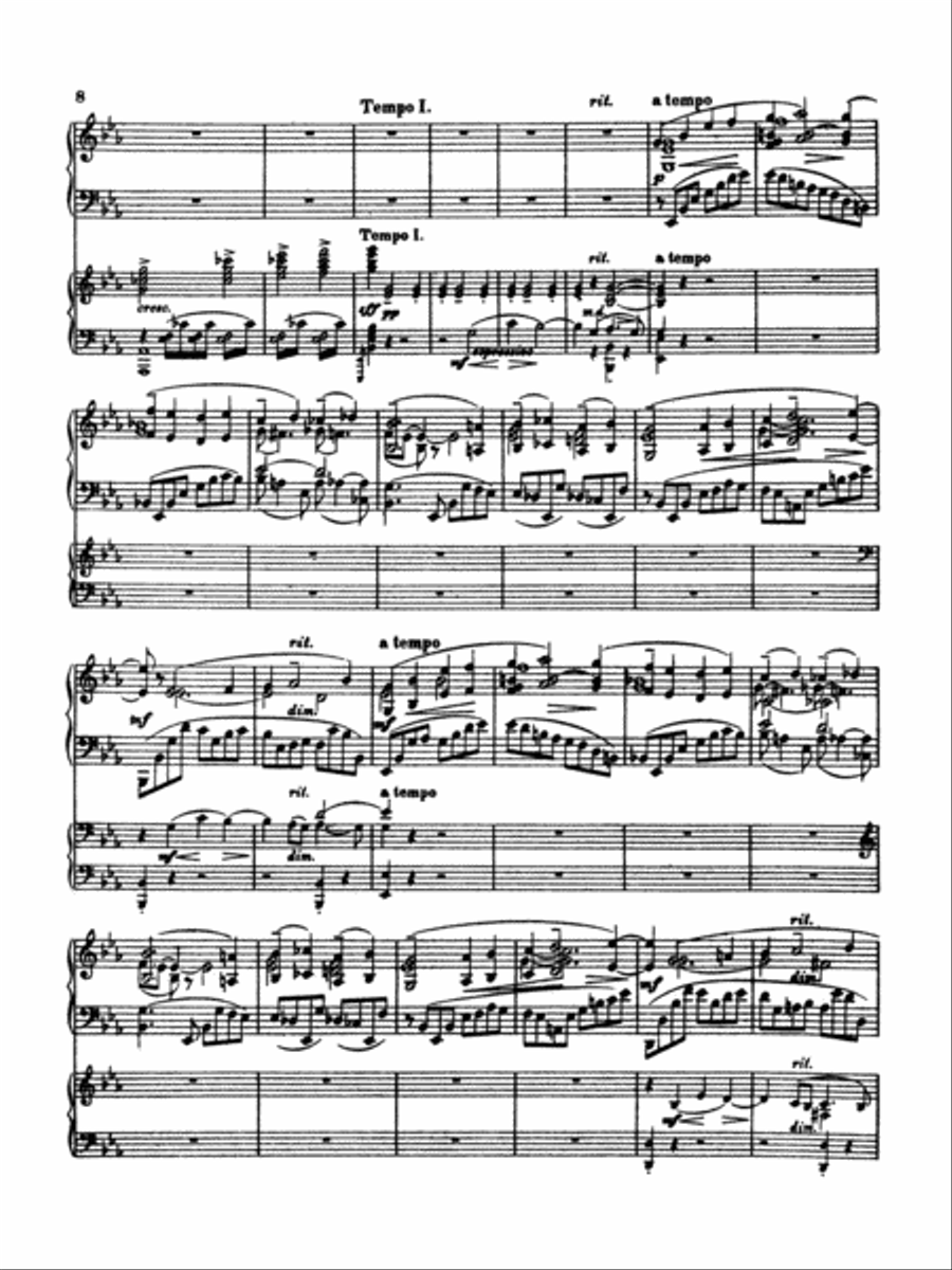 Rachmaninoff: Piano Concerto No. 2 in C Minor, Op. 18 Piano scores gallery preview page 6