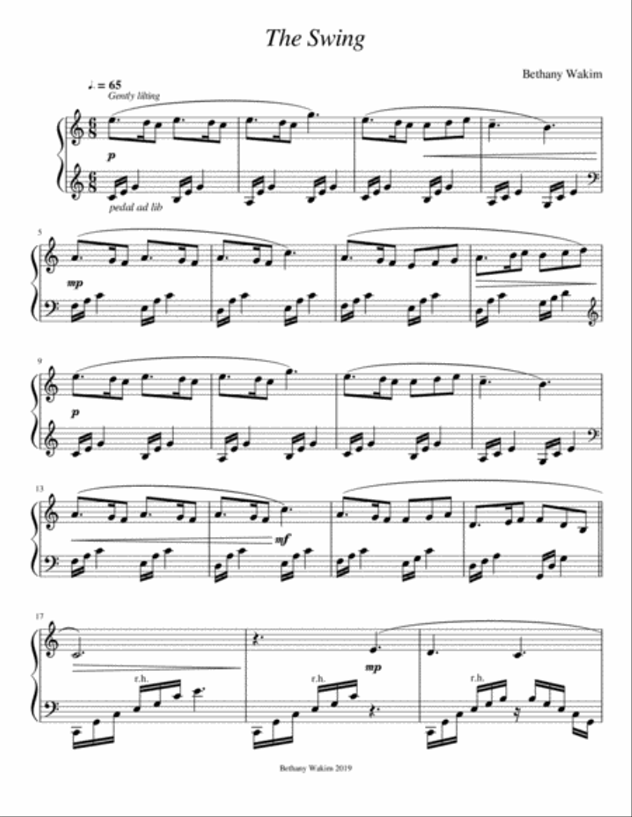 The Swing Piano Solo scores gallery preview page 1