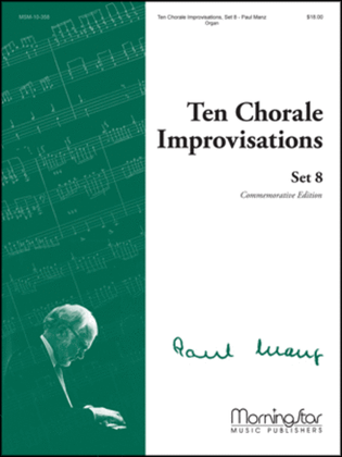 Book cover for Ten Chorale Improvisations, Set 8