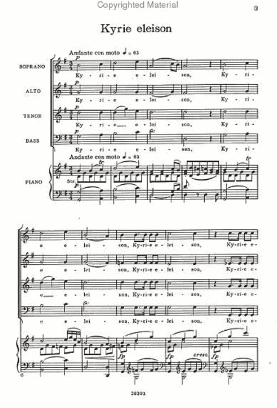 Mass in G Mass in G 4-Part scores gallery preview page 2