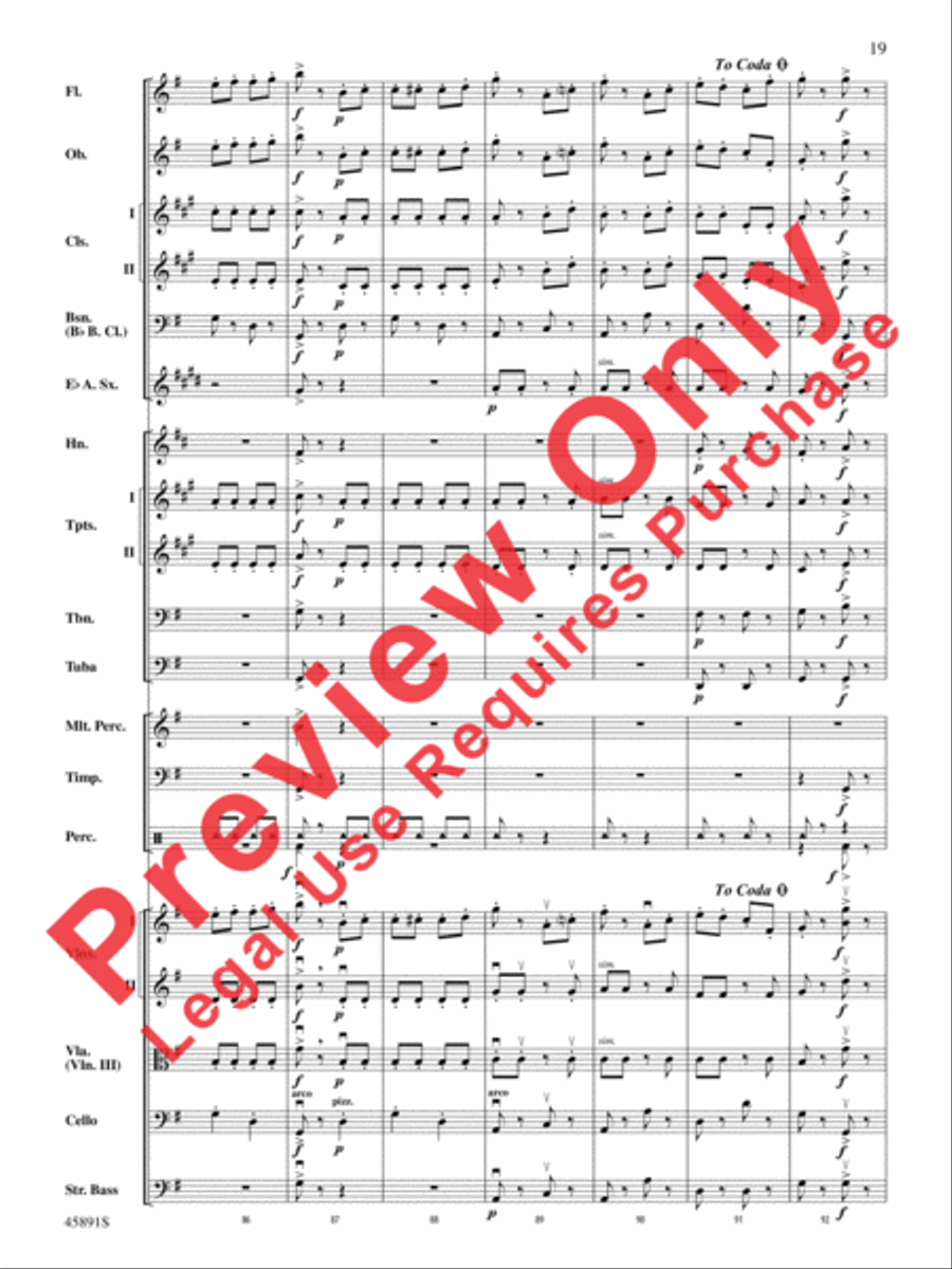 Dance of the Hours Dance of the Hours Full Orchestra scores gallery preview page 19