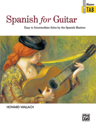 Book cover for Spanish for Guitar - Masters in Tab