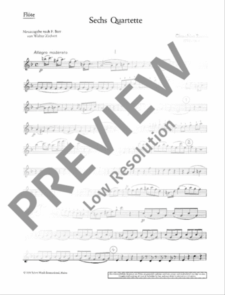 6 Quartets Bassoon scores gallery preview page 3