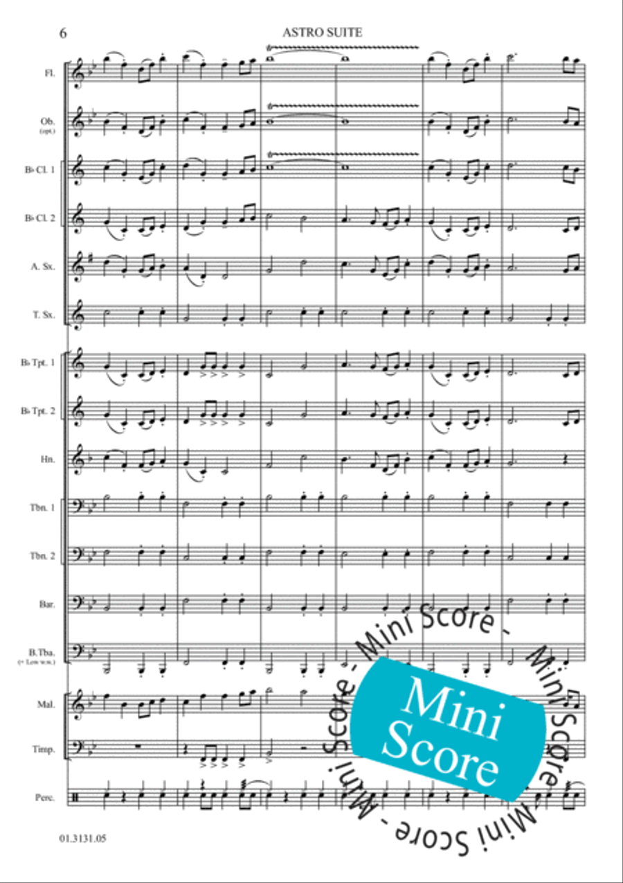 Astro Suite Astro Suite Concert Band scores gallery preview page 12