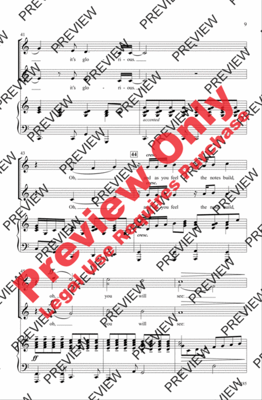 Glorious 2-Part scores gallery preview page 9