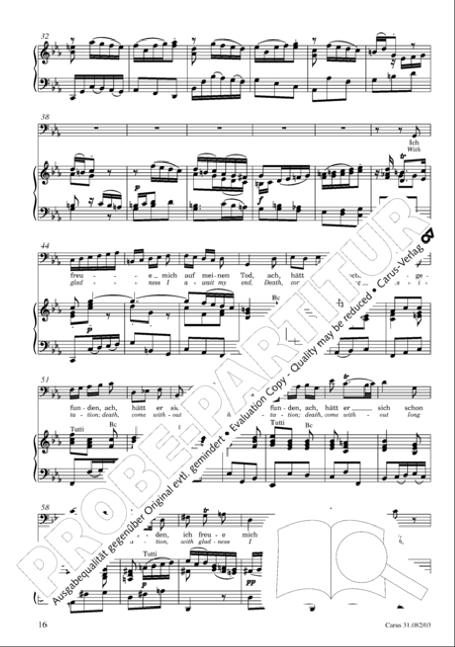 I have enough (Ich habe genung) Mezzo-Soprano Voice scores gallery preview page 19