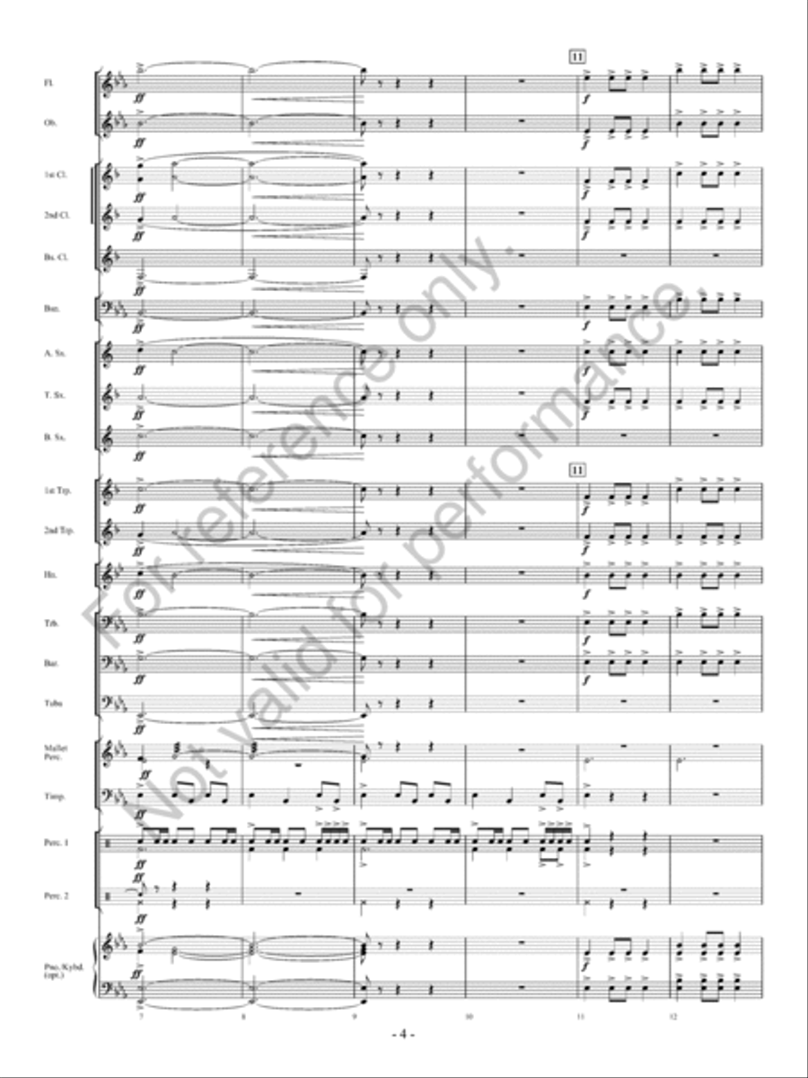 Captain Courageous Concert Band scores gallery preview page 5