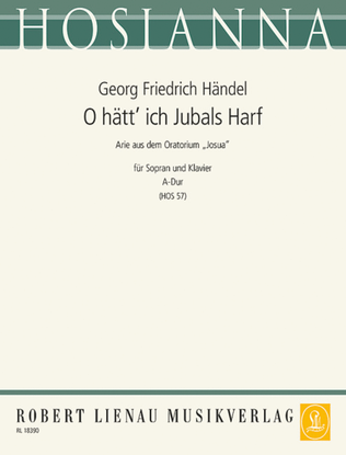 Book cover for O hätt' ich Jubals Harf