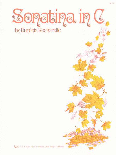Sonatina in C by Eugenie R. Rocherolle Piano Solo - Sheet Music