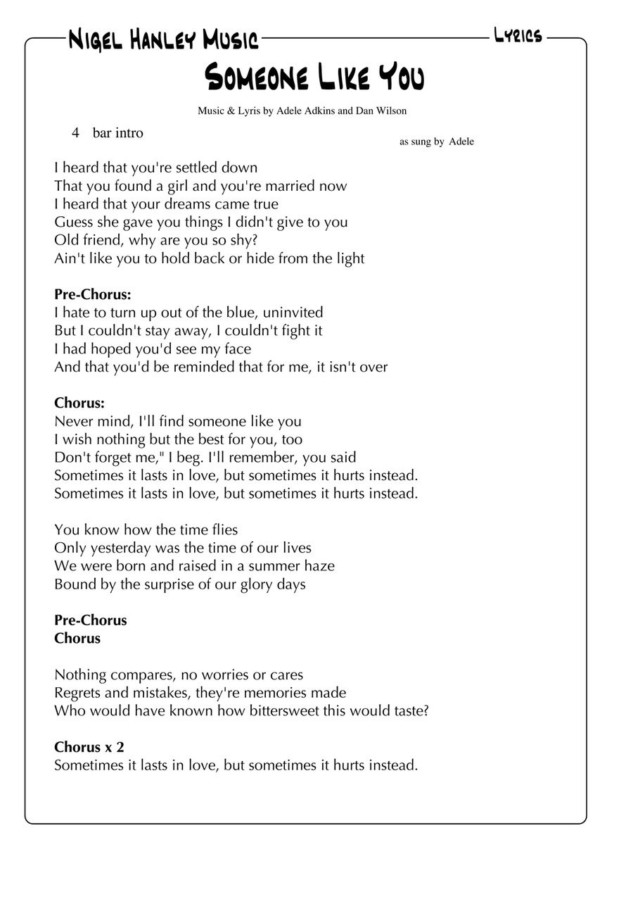 Someone Like You Jazz Ensemble scores gallery preview page 3