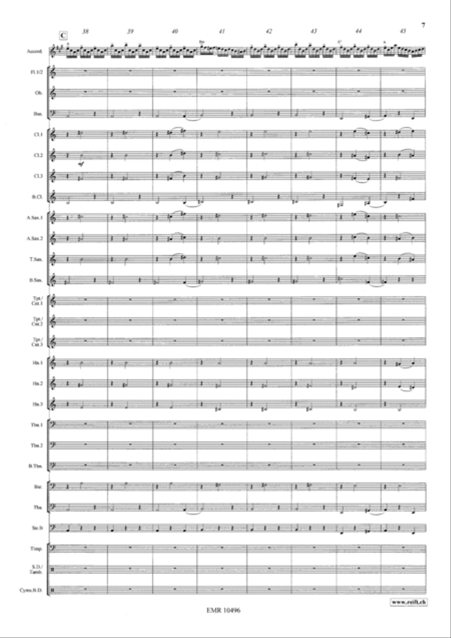 Mazurka Italiana Mazurka Italiana Concert Band scores gallery preview page 8