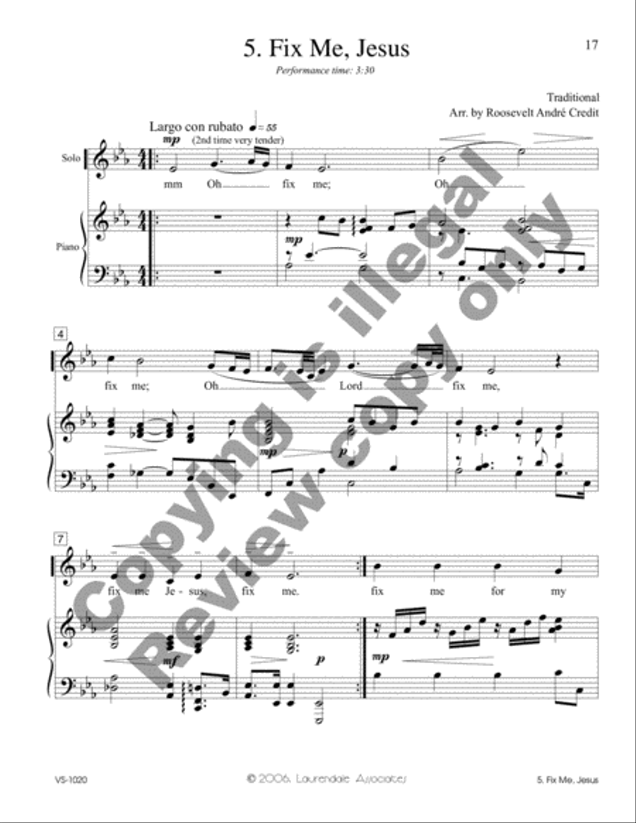 Ol' Time Religion Voice Solo scores gallery preview page 8