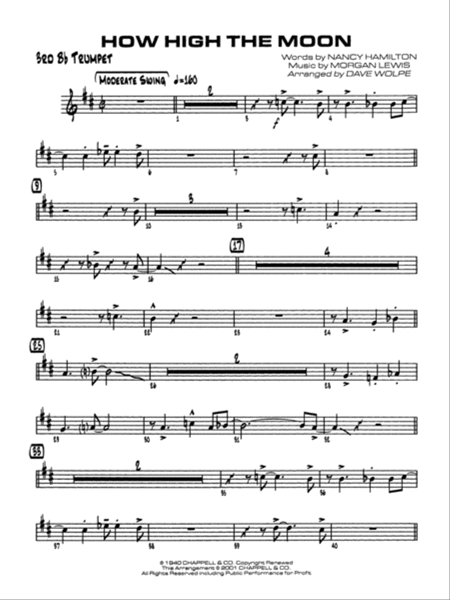 High e flat shop trumpet