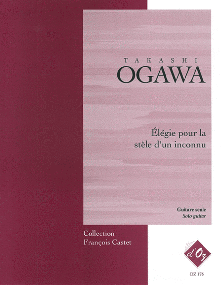 Élégie pour la stèle d'un inconnu Classical Guitar scores gallery preview page 1