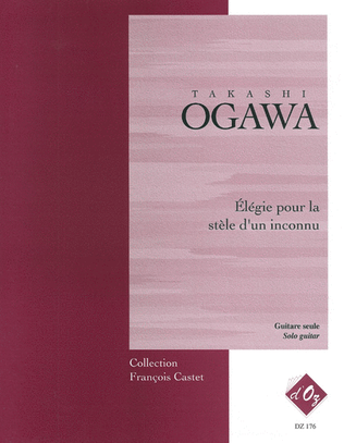 Book cover for Élégie pour la stèle d'un inconnu