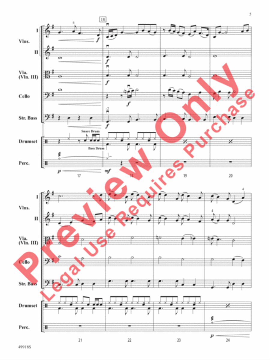 Tomorrow String Orchestra scores gallery preview page 6