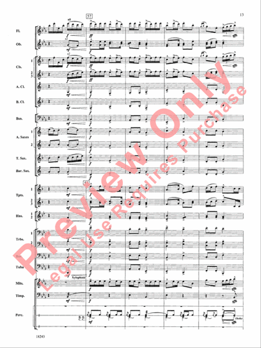 A Longford Legend A Longford Legend Concert Band scores gallery preview page 14