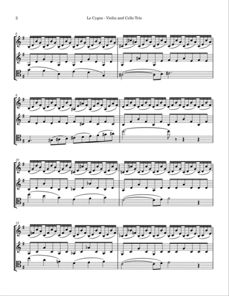 Le Cygne Le Cygne String Trio scores gallery preview page 2