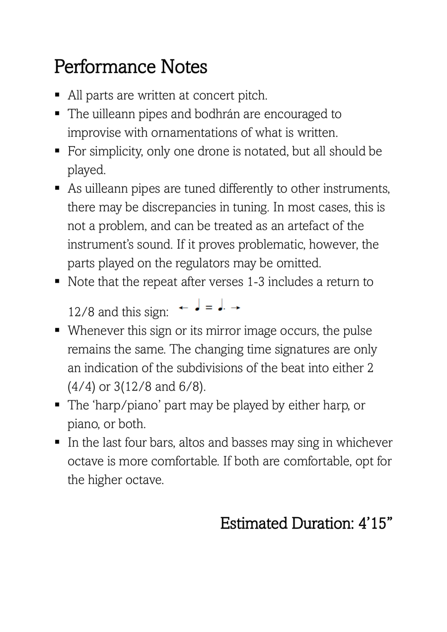 Mo Ghile Mear 3-Part scores gallery preview page 2